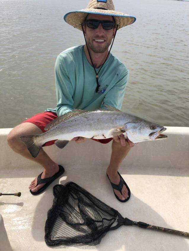 Capt. Marshall with a 28.5' Speck